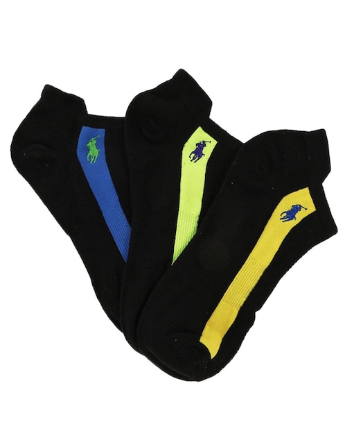 CALCETA POLO RL TÍN C, UNITALLA, NEGRO
