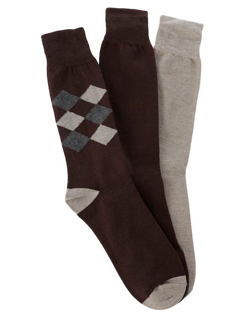 Set de calceta comfort de algodón para hombre 3 pares 1