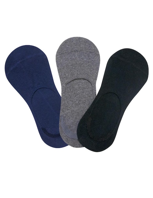 Set protector de pie comfort JBE de algodón para hombre 3 pares