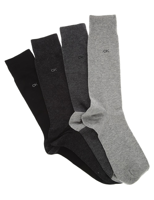 Set de calceta de algodón para hombre 4 pares 1