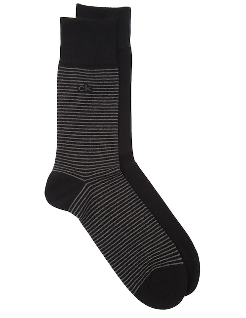 Set de calceta comfort de algodón para hombre 2 pares 1