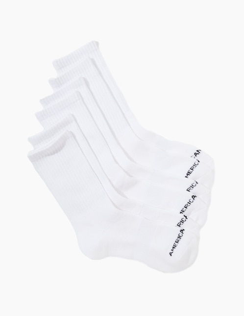 Set de calcetín comfort American Eagle de algodón para hombre 3 pares