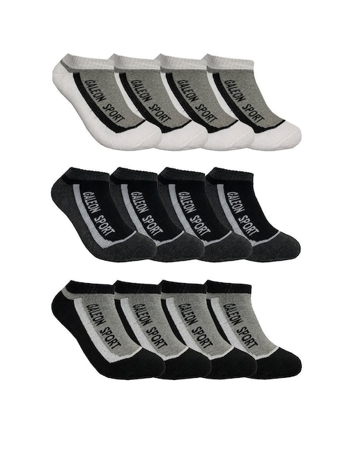 Set de tín comfort Tatys Fashion de algodón para hombre 12 pares