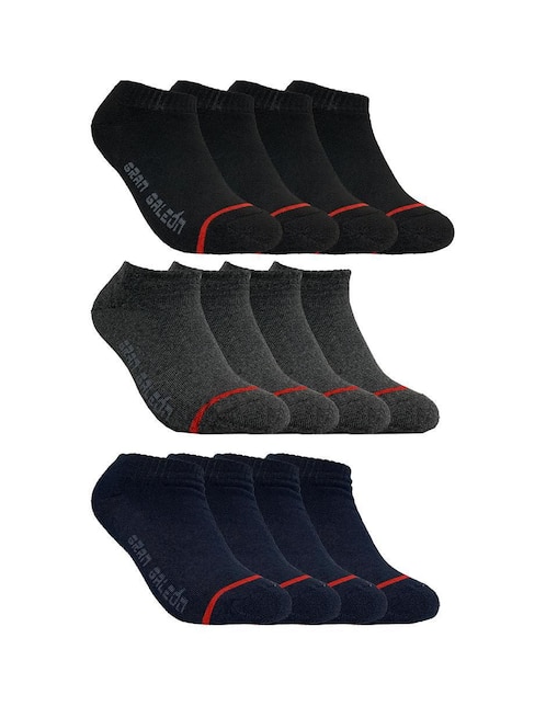 Set de tín comfort Tatys Fashion de algodón para hombre 12 pares