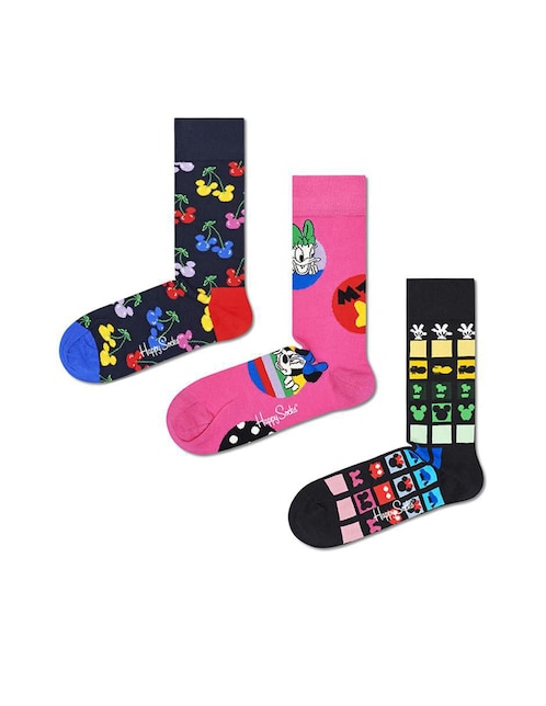 Set de calcetín Disney comfort de algodón para hombre 3 pares 1