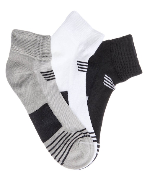 JBE Set de tin diabético Jbe para hombre 3 pares