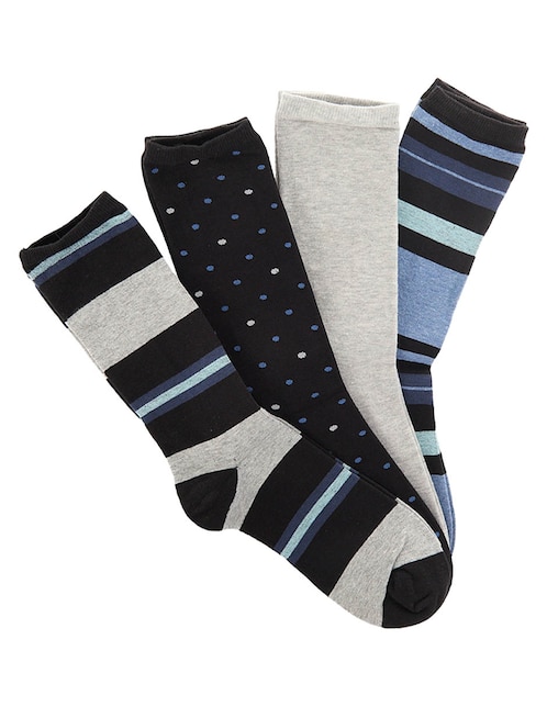 JBE Set de calcetín diabético Jbe de algodón para hombre 4 pares