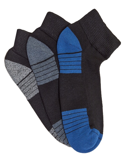 JBE Set tín diabético Jbe para hombre 3 pares
