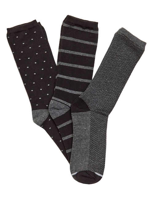 JBE Set calcetín diabético Jbe de algodón para hombre 3 pares