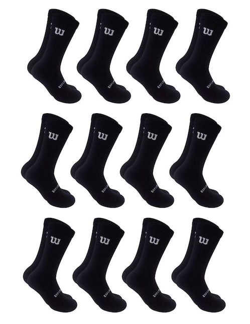 Calceta no aplica comfort wilson "de" poliéster "para hombre" 12 pares