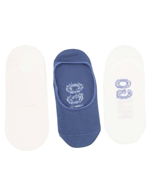 Set protector de pie comfort Hugo de algodón para hombre 3 pares
