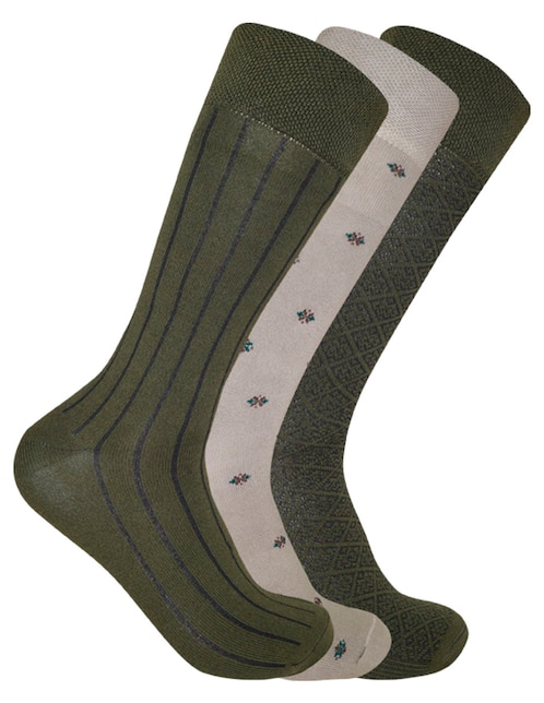 Set de calcetín de bambú para hombre 3 pares 1
