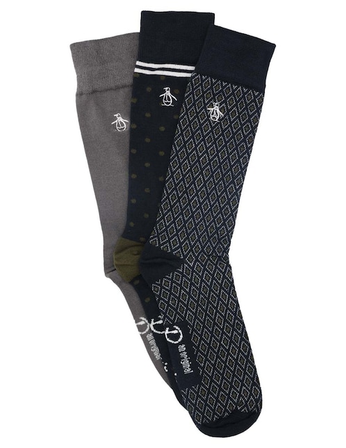 Set de calcetín comfort de bambú para hombre 3 pares 1