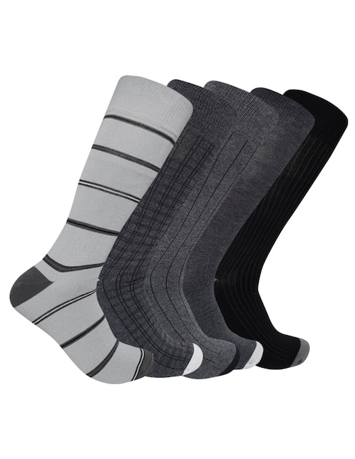 Set de calcetín comfort de bambú para hombre 5 pares 1