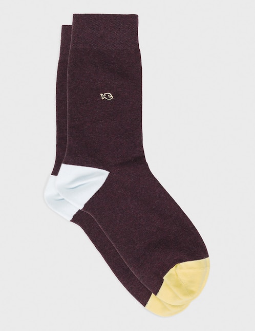 Calcetín comfort de algodón para hombre 1