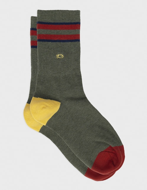 Calcetín comfort de algodón para hombre 1