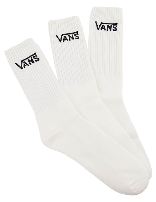 Set de calceta Vans de algodón para hombre 3 pares