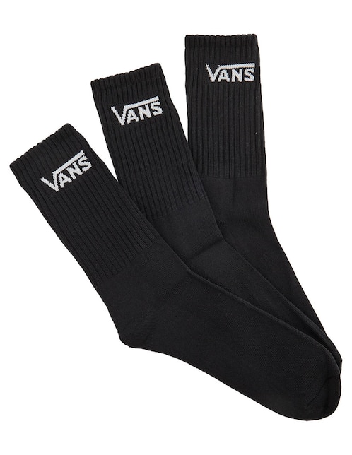Set de calceta Vans de algodón para hombre 3 pares