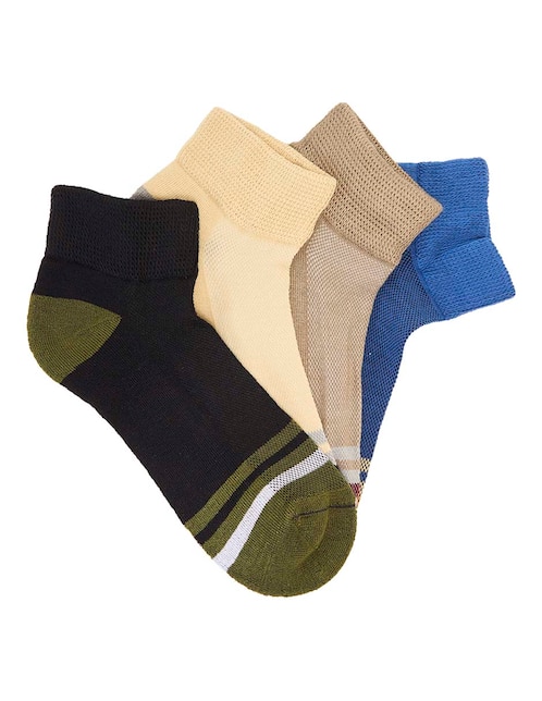 Set de tín diabético para hombre 4 pares 1