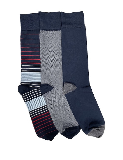 Set de calcetín de algodón para hombre 3 pares 1