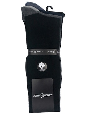 Set de calceta John Henry de algodón para hombre 3 pares