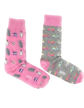 Set de calcetín Sarosa de algodón para hombre 2 pares