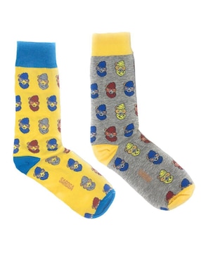 Set de calcetín Sarosa de algodón para hombre 2 pares