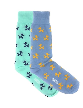 Set de calcetín Sarosa de algodón para hombre 2 pares