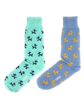 Set de calcetín Sarosa de algodón para hombre 2 pares