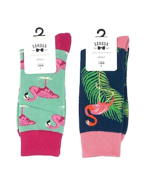 Set de calcetín Sarosa de algodón para hombre 2 pares