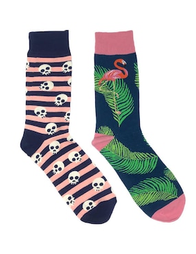Set de calcetín comfort Sarosa de algodón para hombre 2 pares