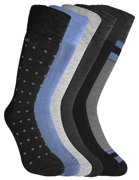 Calcetines Por La Rodilla Negros Transparentes De DESIGN
