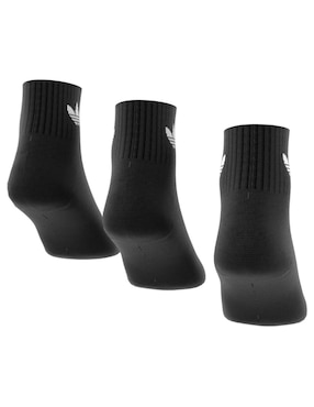 Set de calceta comfort Adidas Originals para hombre 3 pares