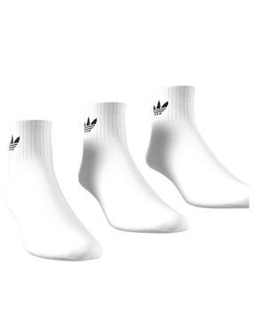 Set de calceta comfort Adidas Originals para hombre 3 pares