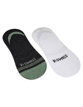 Set protector de pie comfort K-Swiss de algodón para hombre 2 pares