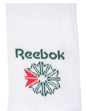 Set de calceta Reebok de algodón para hombre 3 pares