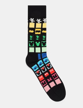 Set de calcetín Disney comfort Happy Socks de algodón para hombre 3 pares