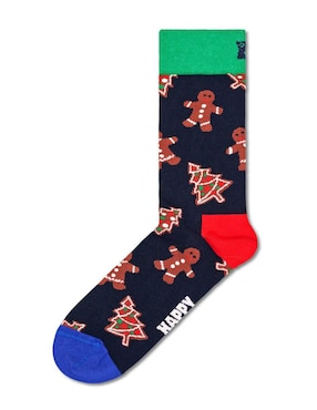 Set de calcetín navideño comfort Happy Socks de algodón para hombre 2 pares
