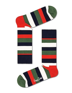 Set de calcetín navideño comfort Happy Socks de algodón para hombre 2 pares