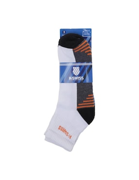 Set de calcetín comfort K-Swiss de algodón para hombre 3 pares