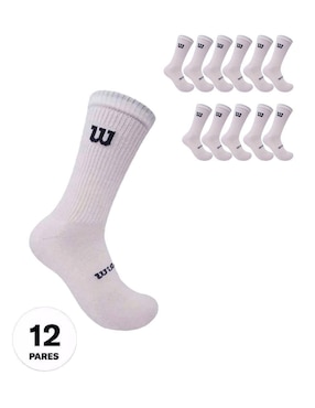 Set de calceta comfort Wilson para hombre 12 pares