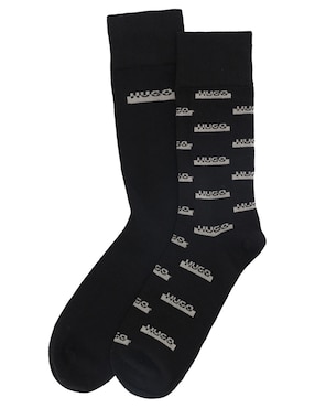 Set de calceta comfort Hugo de algodón para hombre 2 pares
