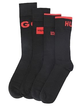 Set de calceta comfort Hugo de algodón para hombre 4 pares