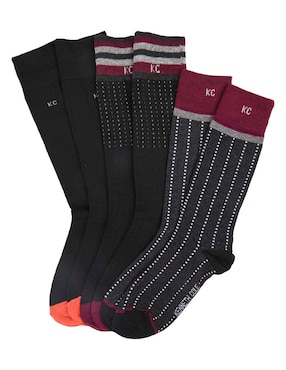 Set de calcetín comfort Kenneth Cole para hombre 6 pares