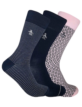 Set de calcetín Original Penguin de bambú para hombre 3 pares