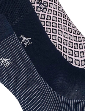 Set de calcetín Original Penguin de bambú para hombre 3 pares