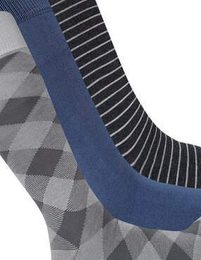 Set de calcetín JBE de bambú para hombre 3 pares
