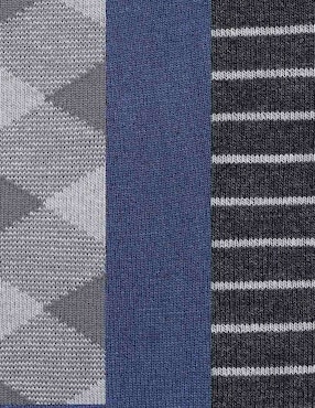 Set de calcetín JBE de bambú para hombre 3 pares