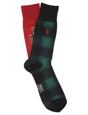 Set de calcetín Polo Ralph Lauren de algodón para hombre 2 pares
