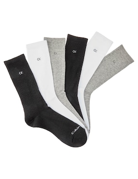 Set de calcetín comfort Calvin Klein de algodón para hombre 6 pares
